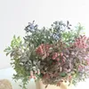 Symulacja kwiatów dekoracyjna jagoda dzika owoc oliwkowy sztuczny aranżacja kwiatowa sztuczna roślina dom domowy ślub świąteczny dekoracja