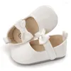 Первые ходьбы Haizhiw милая девочка обувь мода малыш Binyag Princess Flats Bow Soft Sole Born Kids Sandals