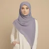 Schals 36 Farben Malaysia Turban 110 110 cm großes quadratisches Chiffon-Hijab-Schal-Kopftuch