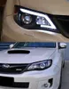 Lâmpada inteligente do carro para subaru wrx 20 08-20 14 conjunto de faróis lente de feixe alto luzes diurnas condução lâmpada dianteira