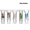 Colorful Cigarette Filter Holder Glass Drip Tips Diameter 8mm for Dry Herb Tobacco Filtered Smoking Oil 48 pcs in One Box Packaging