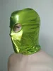 Kostümzubehör Halloween-Masken Cosplay-Kostüme Glänzende metallische Maske offene Augen Erwachsene Unisex Zentai-Kostüme Partyzubehör