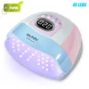 Nail Dryers Nail Drying Lamp UV LED Nail Lamp For Drying Gel Polish Nail Dryer Manicure With Motion Sensor Nail Dryer Manicure Tool 230323