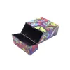 Latest Colorful Butterfly Pattern Plastic Cigarette Case Storage Stash Box Container Protective Shell Portable Herb Tobacco Cigarette Smoking Holder Tool