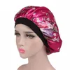 Sombrero de capó de satén de banda elástica para mujeres dormidas para el baño para el baño para el baño, damas de color sólido para el cabello, la noche, los sombreros de quimioterapia de la diadema multifuncional 23 colores