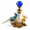 Perfume Bottle Ancient Arab Empty Perfume Bottle Antique Crystal Metal Bottle Dripper Home Decor Lady's Party Gift 230323