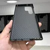 Coque mince en aramide et Fiber de carbone véritable, étui arrière blindé mat pour Samsung Galaxy S23 Ultra S23Plus S23