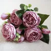 Dekorativa blommor Ready Stock 5 Philippe Roses Simulation Flower Home Wedding