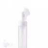 100 ml presse massage gommage silicone brosse tête bouteille nettoyant pour le visage mousse moussant bouteilles cosmétiques emballage