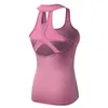 Camisoles TanksカスタマイズヨガRacerba Yoga Crop Tank Tops女性ワークアウトジムフィットネスv BreaableランニングスポーツノースリーブシャツZ0322