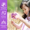 Toy Cameras High-definition 4000W Front Rear Dual-camera 2 Inch HD IPS Screen Digital Kids USB Charging with Lanyard Children's games