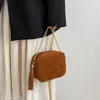 Kvällspåsar Kvinnor Små klaffpåse Högkvalitativ Corduroy Tyg Tote Handväskor Kedjor axel crossbody för Wome Tassel Clutch Purse