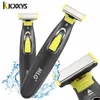 Hårtrimmer One Blade Hybrid Electric Trimmer Shaver USB RECHARGABEABELT VATTOSKT skägg Grooming Body Hair Groomer för män och kvinnor 230323