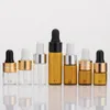 Bottiglia di profumo 50 pezzi Vuota 1 ml 2 ml 3 ml 5 ml Prova di profumo Olio essenziale Campione Mini fiale Bottiglie contagocce in vetro con pipetta Fiala cosmetica 230323