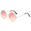 キッズサングラスレトロの眩しいサングラスラウンドフレームサマービーチ旅行ガールズファッションアイグラス子供の太陽シェードUV保護眼鏡アイウェアbc521
