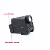 Tactical Flashlight black torch Red & Green Double Laser Sight LED Flashlight Combo USB Rechargeable Light for 20mm Rail