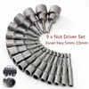 PCSSet Mmmm Hex Sockets Hylsa Munstycken NUT DRIVER SET SCREWRIVER SET Schroevendraaier Set Bits Set Tools