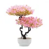 装飾花クリエイティブフェイクルームエルテーブルデコレーションデスクトップ小さな木のポットボンサイ装飾人工植物植物