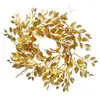 Kwiaty dekoracyjne dekoracja ślubna sztuczna złote rośliny rattan eukaliptus winorośl girland poranna chwała walentynki DOM DOM DOM