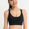 Camisols Tanks Sport Bras Women Women acolchoado Bra de fitness Patchwork Workout Workout Wireless Running V Roupa Up Push Up Gym Top Crop Z0322