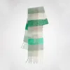 Szaliki 22 Nowy AC Plaid Scarf Zima ciepłe tęcza naśladowanie tęczy kaszmirowe szalak6vv