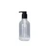 Lege plastic fles 300 ml 500 ml Black Lotion Press Pump Ronde schouder Pet Glanzen Zwart Bruin Wit Clear Flessen Refilleerbare Cosmetische douchegelverpakkingsfles