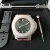 Inne zegarki VSF Super Mens Watches 47 mm zanurzalny PM382 382 Brązowy rezerwat zasilający Aligator Pasek skórzany Rose P9000 Przezroczysty mechaniczny automatyczny zegarek dla mężczyzn