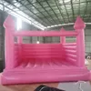 4.5x4.5m 15x15ft 3 Hot Pink Inflatable Bouncy Castle Circus Themed White Jumping Bounce House Bouncer Kids Disco Club For Wedding Birthday Party