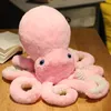 30cm Creative Lifelike Octopus Plush Toys Sea Animal Stuffed Dolls Pillow Back Cushion Children Kids Birthday Xmas Gifts LA576