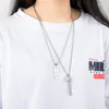 Chains Titanium Steel Multilayer Hip Hop Necklace Geometry Long Pendant Group Ins Fashion For Men And Women Sweater Chain Medallion