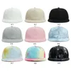 Caps Hats Fashion Children Hip-Hop Hats Kids Boys Girls Solid Color/Tie-Dye Baseball Caps Toddler Outdoor Flat Brim Trend Hats