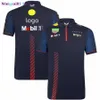 Wangcai01 Мужские Polos 2023 Новый официальный сайт F1 Racing Suit Short-Cesed Polo Men Summer Sports Isure Краткое лечение 0323H23