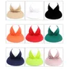 Breda Brim Hats 2023 Kvinnors sommarsolhatt Ladies Beach Elastic Sunscreen Visar för basebolltennissport