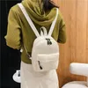 Torby szkolne mody mini damskie plecaki 2023 nylonowa torba żeńska mała biała plecak dla nastolatków drukujących plecak