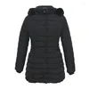 Frauen Trenchcoats Frauen Plus Samt Fleece Lange Dicke Parka Mantel Mit Flauschigen Kunstpelz Kapuze Winter Warme Gepolsterte Baumwolle kleidung Casual