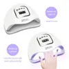 Nail Dryers Nail Dryer LED Nail Lamp UV Lamp for Curing All Gel Nail Polish With Motion Sensing Manicure Pedicure Salon Tool 230323