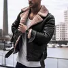 Giubbotti da uomo 2023 Elegante uomo Streetwear Moda Autunno Inverno Shearling Cappotto di lana Fodera Casual Maschile Caldo Alla moda