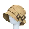 ユニセックス春の夏ファッション汎用サンシェードキャップ日焼け止めバケツハットHCS240のための新しいバックル装飾漁師の帽子