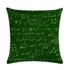 Pillow Advanced Mathematic Formula Pillowcase Plane Geometric Line Equation Doodle Cojines Almofada Decorate Living Room ZY1322