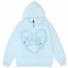 Womens Hoodies Sweatshirts y2k Women Zipup Hoodie Hip Hop Streetwear Graffiti Print Heart Letter Bear sweatshirt Autumn Harajuku punk Egirl 230323