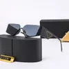 Designer-Metall-Polygon-Sonnenbrille, klassische Brille, Outdoor-Strand-Sonnenbrille für Damen und Herren, optional dreieckige Signatur, Katzenauge