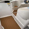 2000 Cruisers Yachts 3075 Express plataforma de baño almohadilla de cabina barco EVA suelo de teca auto respaldo adhesivo SeaDek suelo estilo Gatorstep