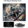 Electric RC Car Type 10 RC Heavy Tank 1200mAh Lithium Battery Independently Suspended Military Series Load bearing Track Off road Kids Toys 230323