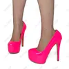 Olomm Yeni Varış Kadınlar Bahar Pompaları Seksi Stiletto Topuklu Toe Toe Klasik Siyah Gece Kulübü Ayakkabı Bayanlar Boy Boyut 4-15