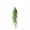 Decorative Flowers Indoor 5 Forks Artificial Wall Hanging Pine Needles Plant Home Balcony Decoration Green Flower Basket Accessories