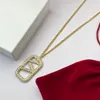 Mode sieraden diamant hanger ketting designer sieraden luxe lange diamanten ketting gouden ketting voor vrouwen