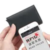 Wallets Aluminum Metal Credit Business Mini Card Wallet Man Women Smart Wallet Business Card Holder Rfid Wallet Dropshipping Z0323