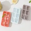 Mini 6 grades Soft Silicone Ice Cube Bandejas de gelo Mandelas de sorvete de sorvete de verão Festa de verão Caseira Drink DIY Tools