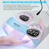 Nail Dryers Nail Drying Lamp UV LED Nail Lamp For Drying Gel Polish Nail Dryer Manicure With Motion Sensor Nail Dryer Manicure Tool 230323