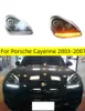 ポルシェカイエンのための青いヘッドライト電球2003-2007すべてLEDヘッドライト低くて高ビームの日中のランニングライト